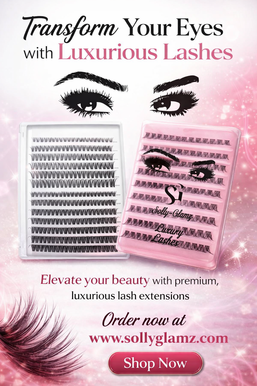 Natural Eyelash Extensions & Serum