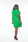 Modern Afro Couture Green Gown