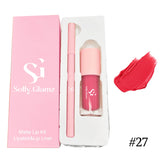 Matte liquid lipstick and eyeliner set