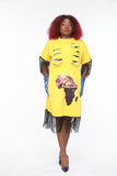 Afro-Inspired Yellow Gown