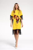 Afro-Inspired Yellow Gown