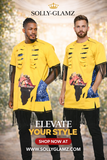 Men's Afro Couture One Piece Yellow Top