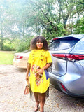 Afro-Inspired Yellow Gown