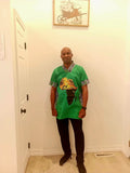 Men's Afro Contour Green one Piece Top