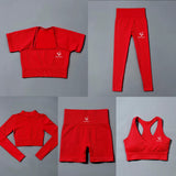 5 in 1 Female Gym wear sets