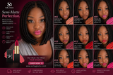 Semi-Matte finish lipstick