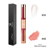 2-in-1 Matte Lipstick & Lip Gloss