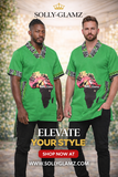 Men's Afro Contour Green one Piece Top