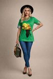 Modern Afro Couture Green Gown