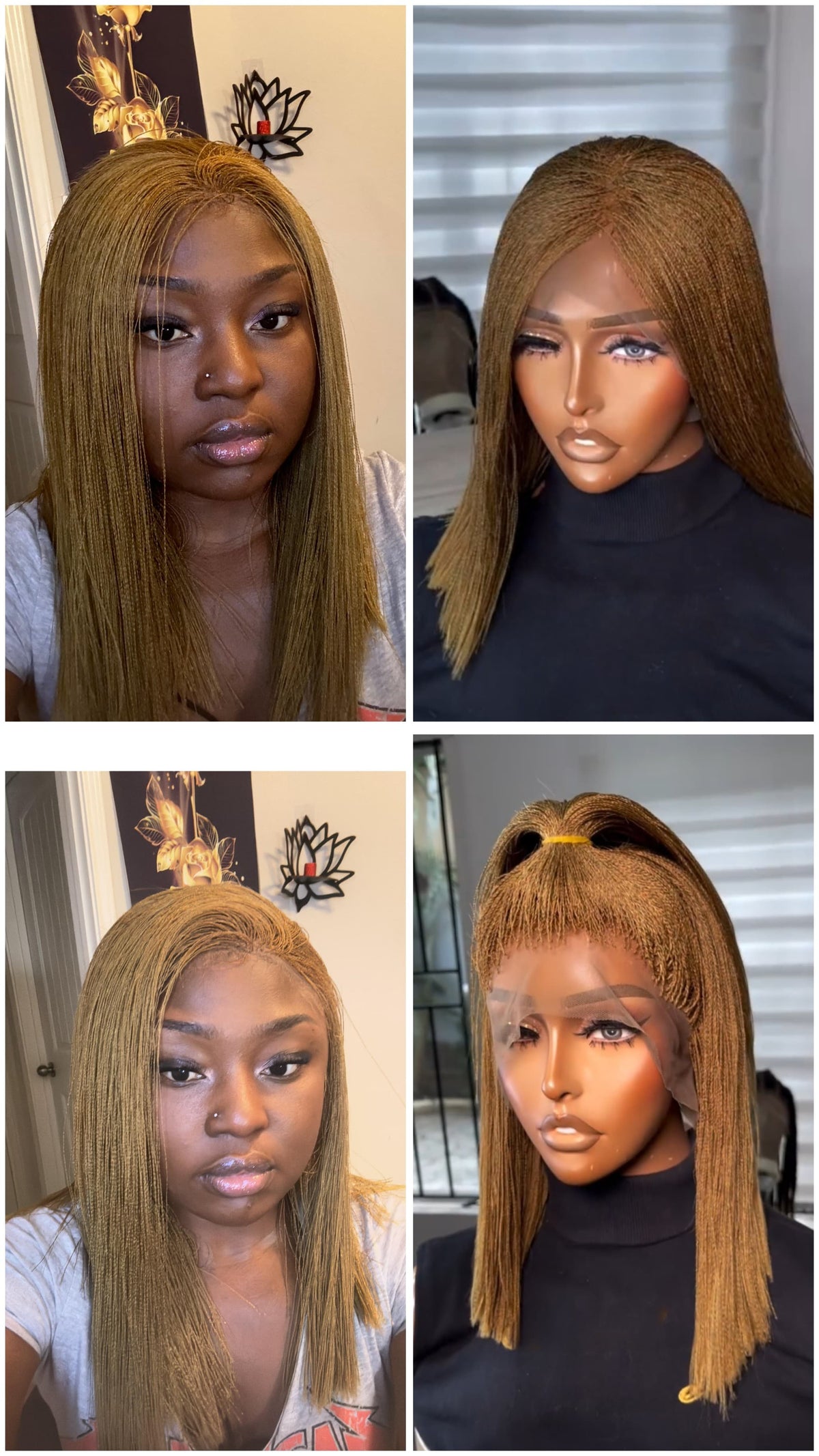 Hand-Braided Wig