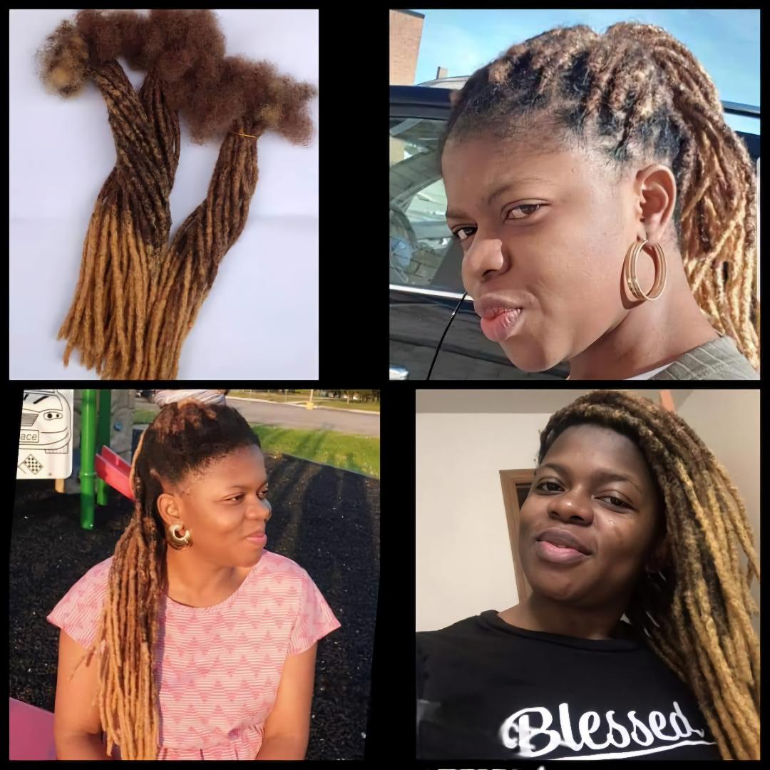 Ombre Human Hair Dreadlocks